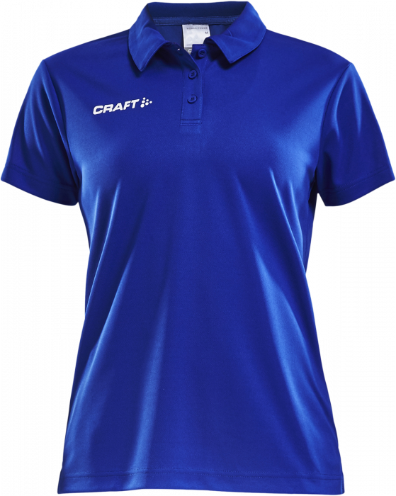 Craft - Progress Polo Pique Women - Blauw & wit