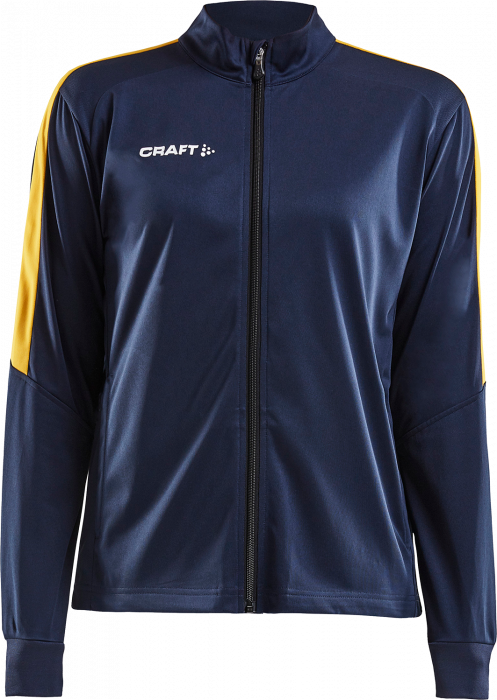 Craft - Progress Jacket Women - Marineblauw & geel