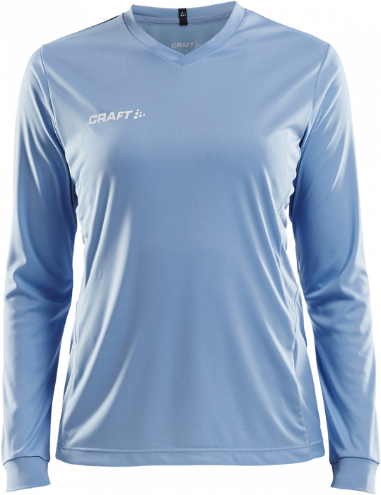 Craft - Squad Go Jersey Solid Ls Woman - Ljus blå