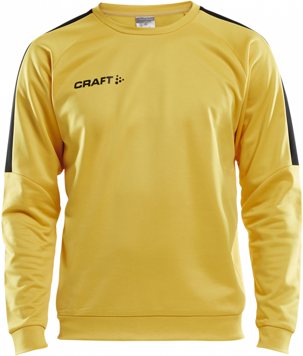 Craft - Progress R-Neck Sweather Youth - Jaune & noir