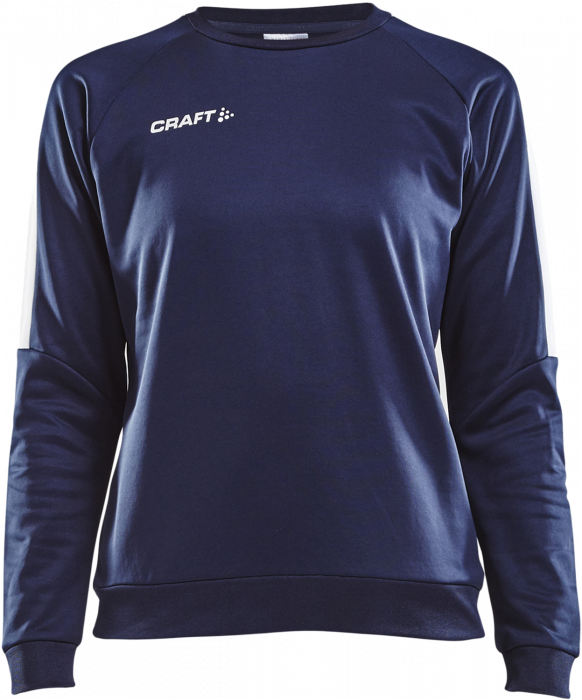 Craft - Progress R-Neck Sweather Women - Marinblå & vit