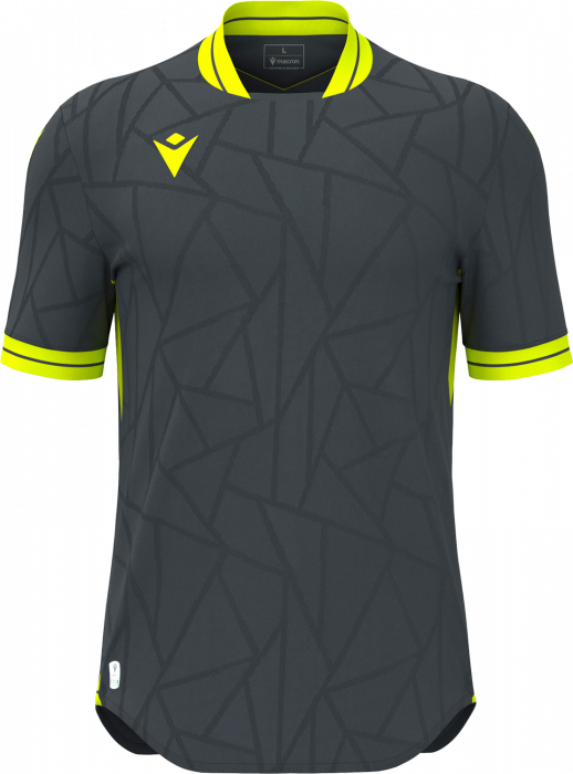 Macron - Cerberus Eco Player Jersey - Anthracite & yellow