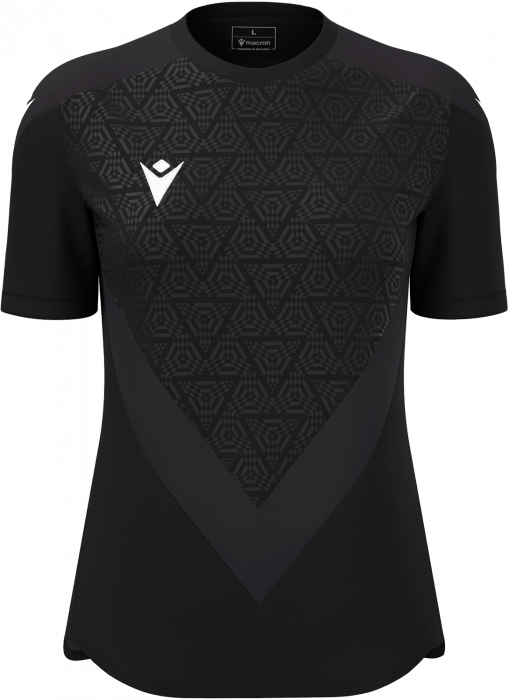 Macron - Dryad Player Jersey Women - Black & donkergrijs