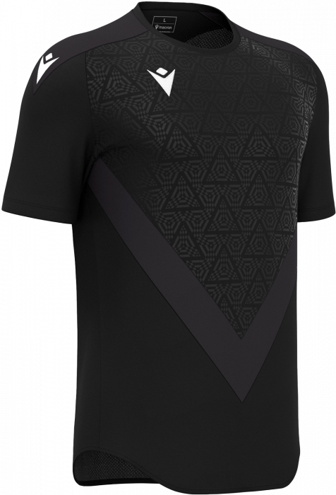 Macron - Wisp Player Jersey - Black & cinzento escuro