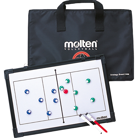 Molten - Eif Tactic Board To Volleyball - Black & biały