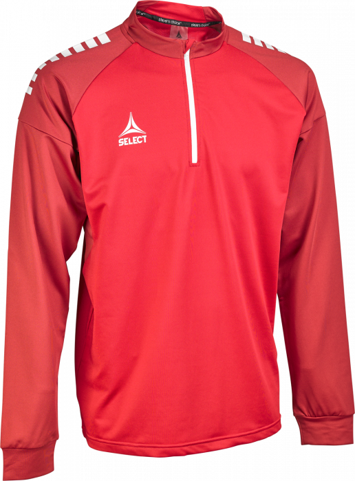 Select - Spain V25 Half-Zip Training Jacket - Czerwony & biały